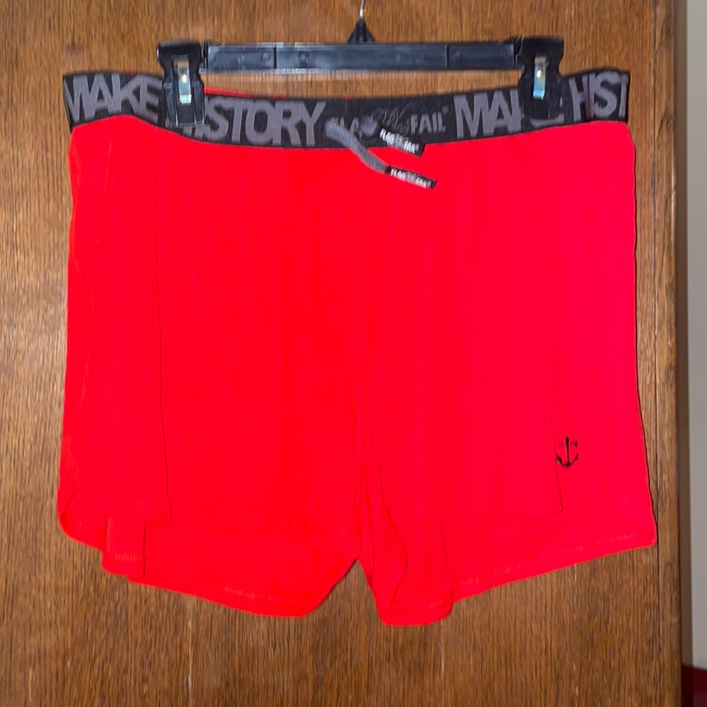 Flag Nor Fail Red Woman’s Active Shorts